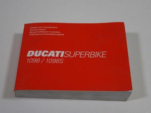 Ducati 1098 1198 Instructieboekje 2008 - 2009 (NO 2011665