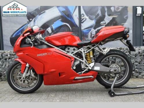 Ducati 749 Biposto 2003 6.600 KM  1ste eigenaar  NL Motor