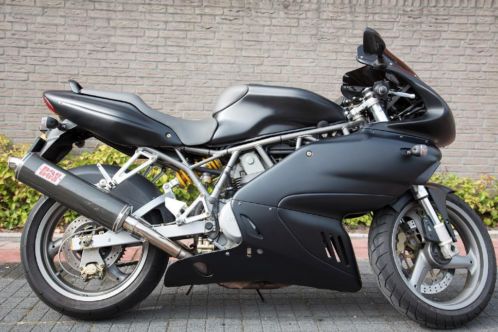 Ducati 750 SS i.e. mat zwart (volle kuip)  17191KM