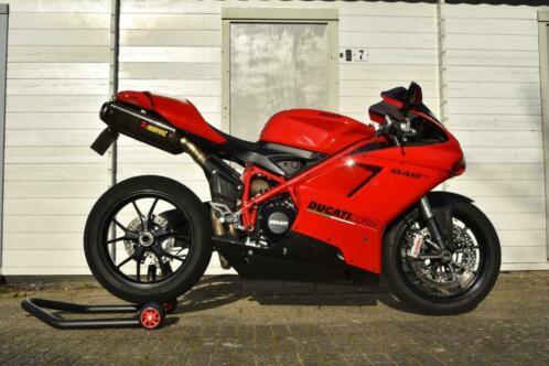 Ducati 848 EVO  AKRAPOVIC  10259KM  SEIZOENSKLAAR