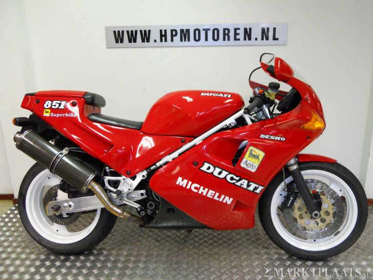 Ducati 851 desmo superbike bj.1990 zeer uniek , zeer mooi 