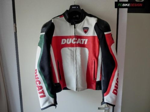 Ducati Dainese Corse Tricolore heren motorjas leer 981527026