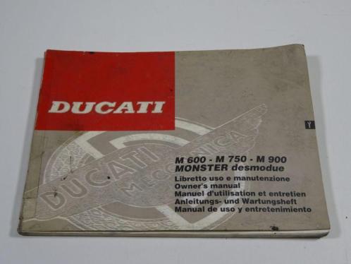 Ducati Monster 750 Instructieboekje 1996 - 1999 (NO 201166