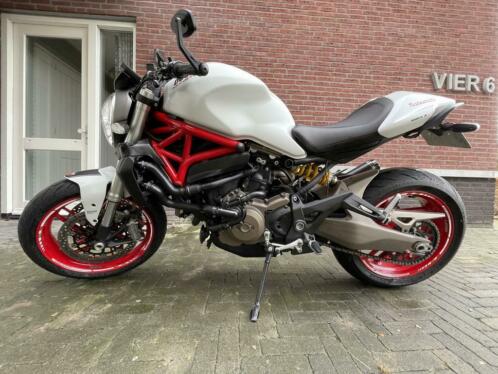 Ducati Monster 821 - 2014 - Wit  Rood