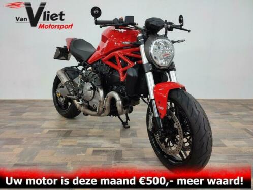 Ducati Monster 821 vol opties. zie fotox27s. (Model 2019)