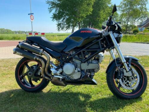 Ducati Monster S2R 800 ZwartRood Zard uitlaten