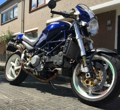 Ducati Monster S4R bj 2004 BlauwWit