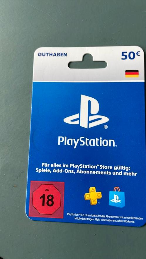 Duitse PlayStation kaart alleen te gebruiken met Duits acc