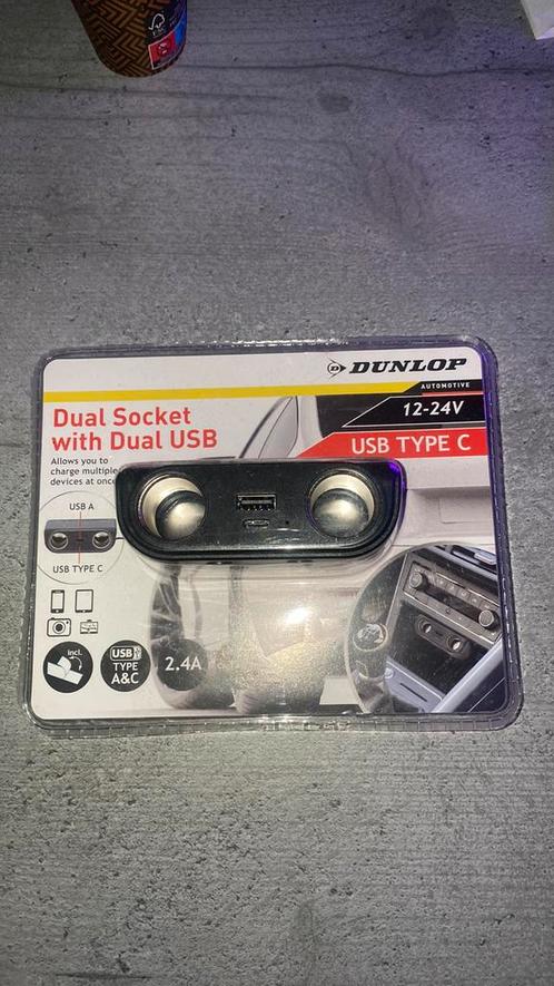 Dunlop dual socket with dual USB