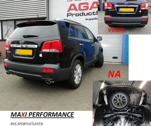 Duplex Sportuitlaat Uitlaat voor Sorento Soul Sportage