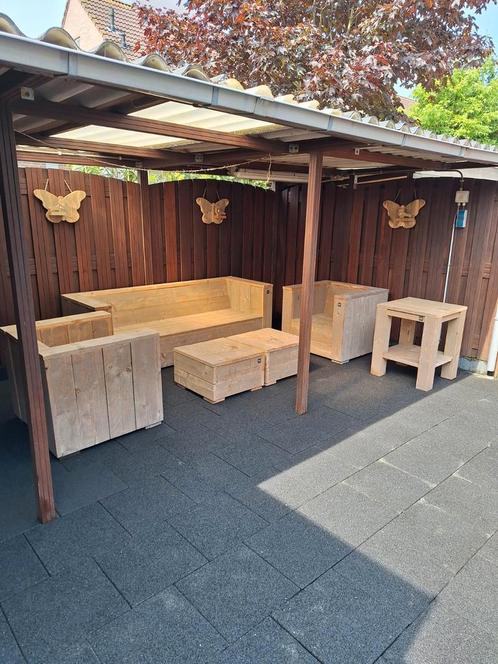 DUTCHWOOD Blokloungeset met Salontafel en kussens te koop 