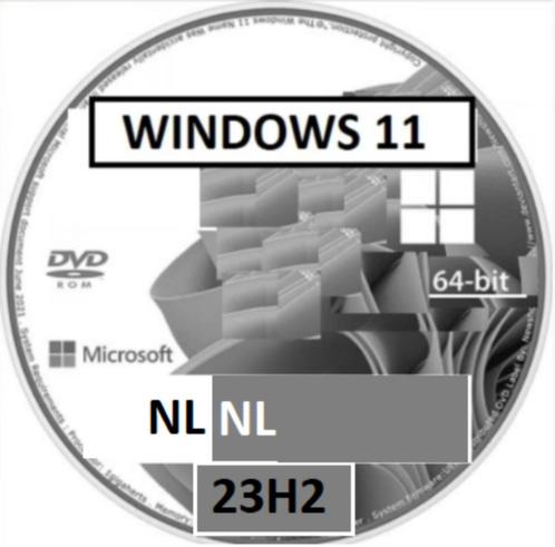 DVD-Rom Met Windows 11 Home 23H2  Windows 11 Pro 23H2