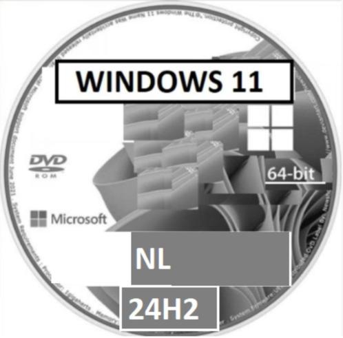 DVD-Rom Met Windows 11 Home 24H2  Windows 11 Pro 24H2