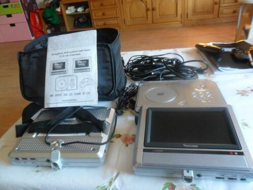  dvd speler met schermen in de auto 25 euro