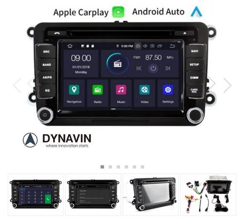 Dynavin android 12 radio voor o.a. VW Golf