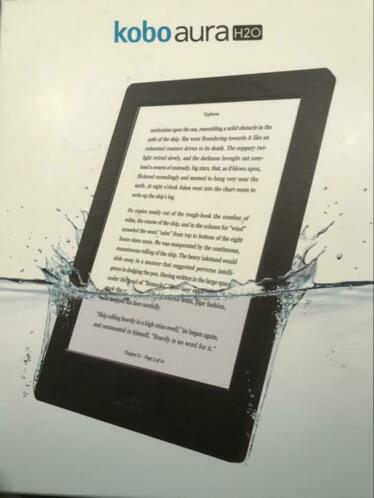 E reader KOBO aura H2O