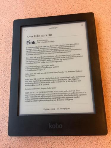 E-reader Kobo Aura HD