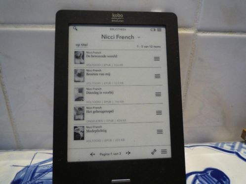 E reader merk Kobo 7 inch