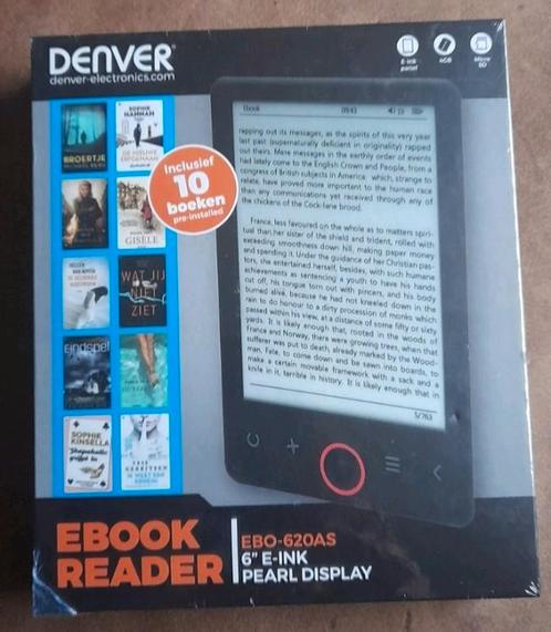 E-reader nieuw in doos Denver EBO-620AS