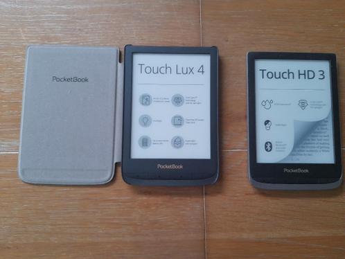 E-reader pocketbook touch Lux 4 en Kobo clara ereader