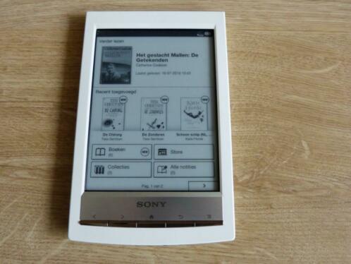 E-reader sony prs-t1 (wit) z.g.a.n.