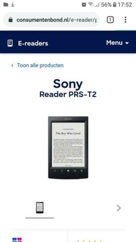 E reader sony prs -t2