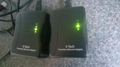 E-Tech PWET02 Ethernet Powerline Adapter