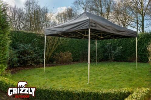 Easy up partytent 3x4,5 PRO GO Zwart Grizzly Outdoor