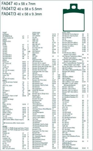EBC organische achterremblokken Ducati 748 SP 95-97