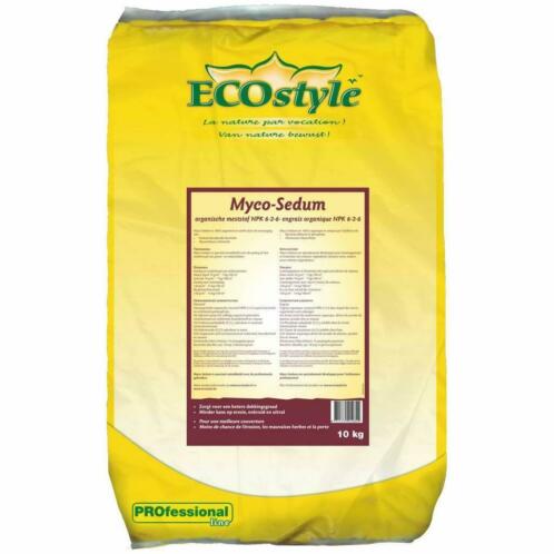 Ecostyle Professioneel Myco-Sedum Groen en sedumdaken 10 kg