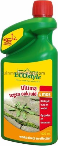 Ecostyle Ultima tegen onkruid amp mos 1020 ml concentraat