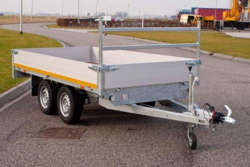 EDUARD plateauwagens 3.1x1.6 2000kg NIEUW 1395, 