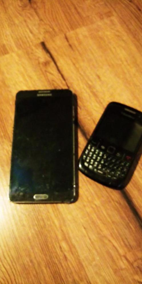 Een Blackberry en Samsung. Samen