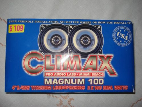 een paar goede climax autospeakers te koop 