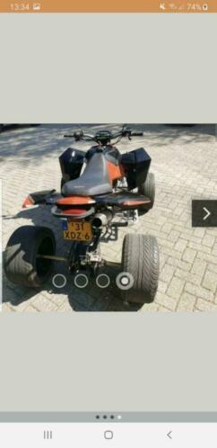 EGL quad 250cc staat stil sinds de zomer.