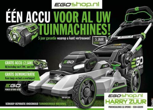 ego accu tuinmachines grasmaaiers,bosmaaiers,heggenscharen