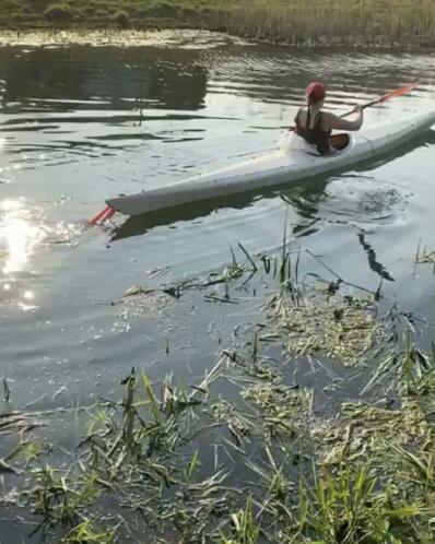 Eigen kano kayak 5m peddelen varen watersport plezier sterk