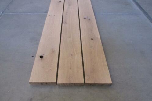 Eiken planken  Geschaafd  Gedroogd  Wandplanken  Eiken