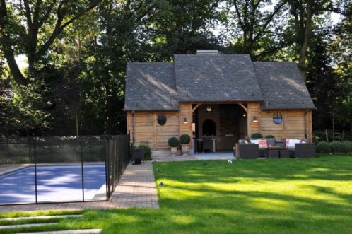 Eikenhouten Bijgebouw Poolhouse