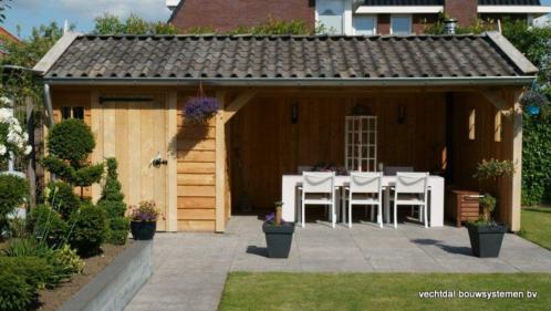 Eikenhouten tuinkamer Cottage stijl