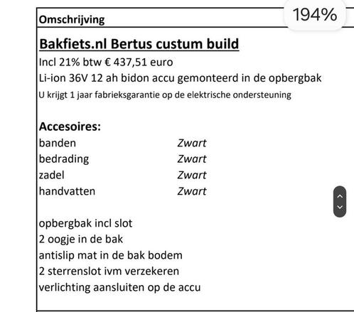 electrische bakfiets