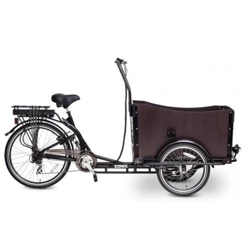 Elektrische bakfiets met huif voor tot wel 4 kanjers