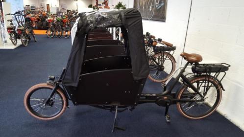Elektrische bakfiets tweewieler elektrische fiets driewieler