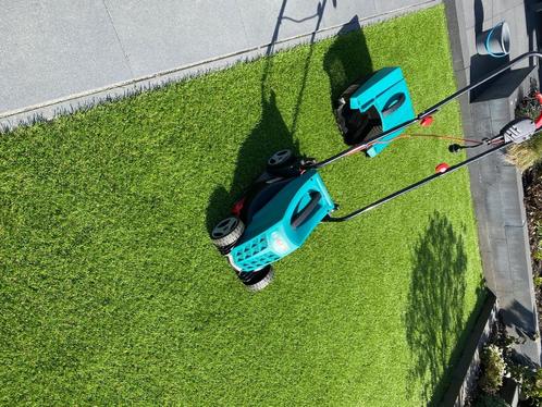 Elektrische grasmaaier van Bosch.
