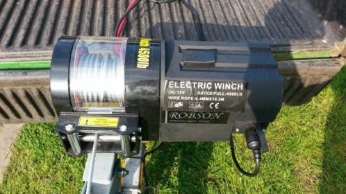 Elektrische Lier 2000KG Met Draadloze Bediening Z.G.A.N.