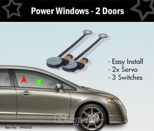 Elektrische ramen complete set voor 2 deuren voor de Mazda