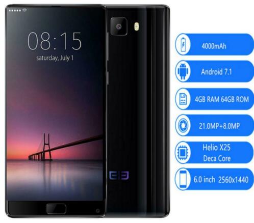Elephone S8 , 2K Full screen , dual sim 