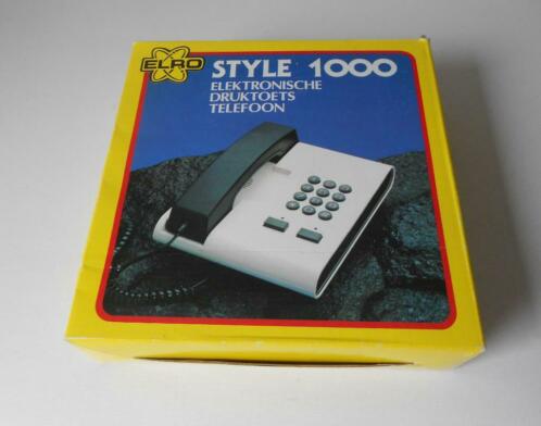 Elro style 1000  vintage huistelefoon  bureau telefoon.