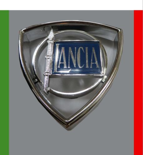 Embleem chroom logo grille Lancia Fulvia Flavia Flaminia etc