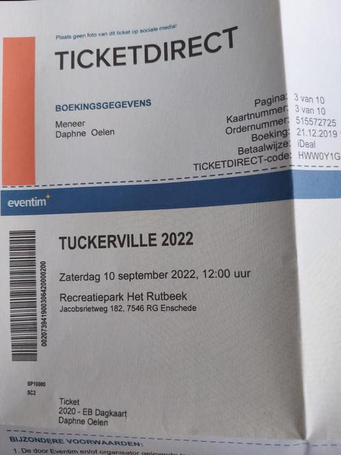 Entre bewijs tukkerville 2022